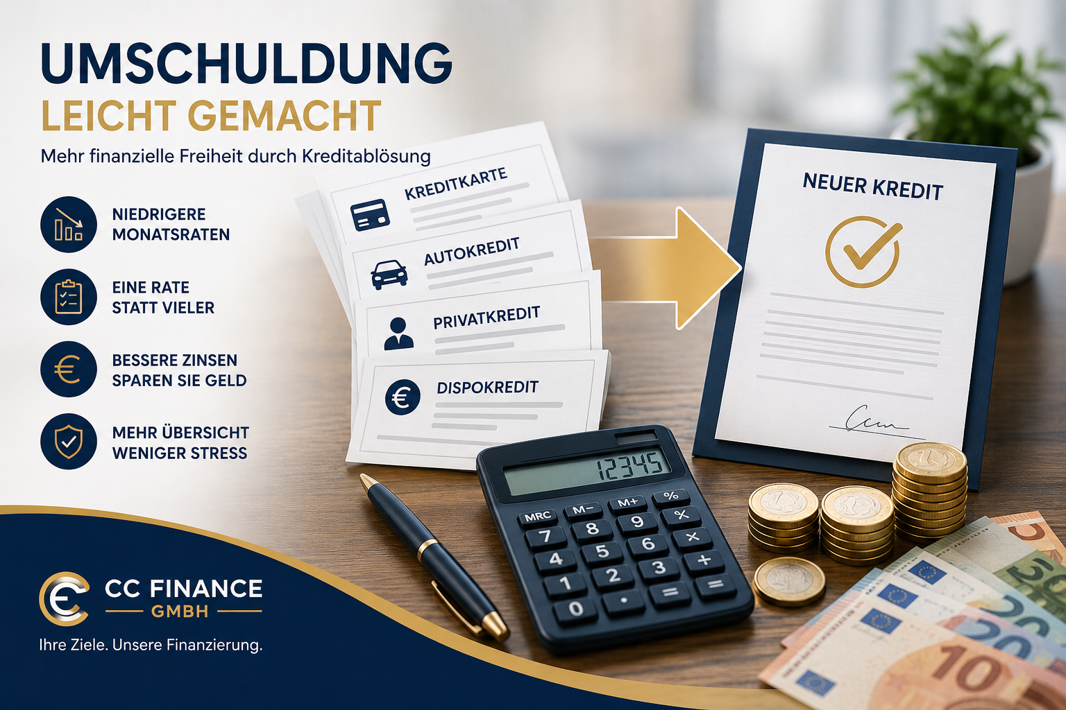Umschuldung leicht gemacht: Mehr finanzielle Freiheit durch Kreditablösung