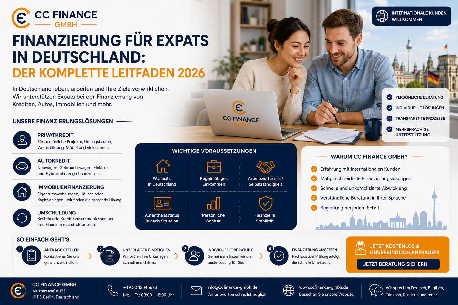 Finanzierung für Expats in Deutschland: Der komplette Leitfaden 2026