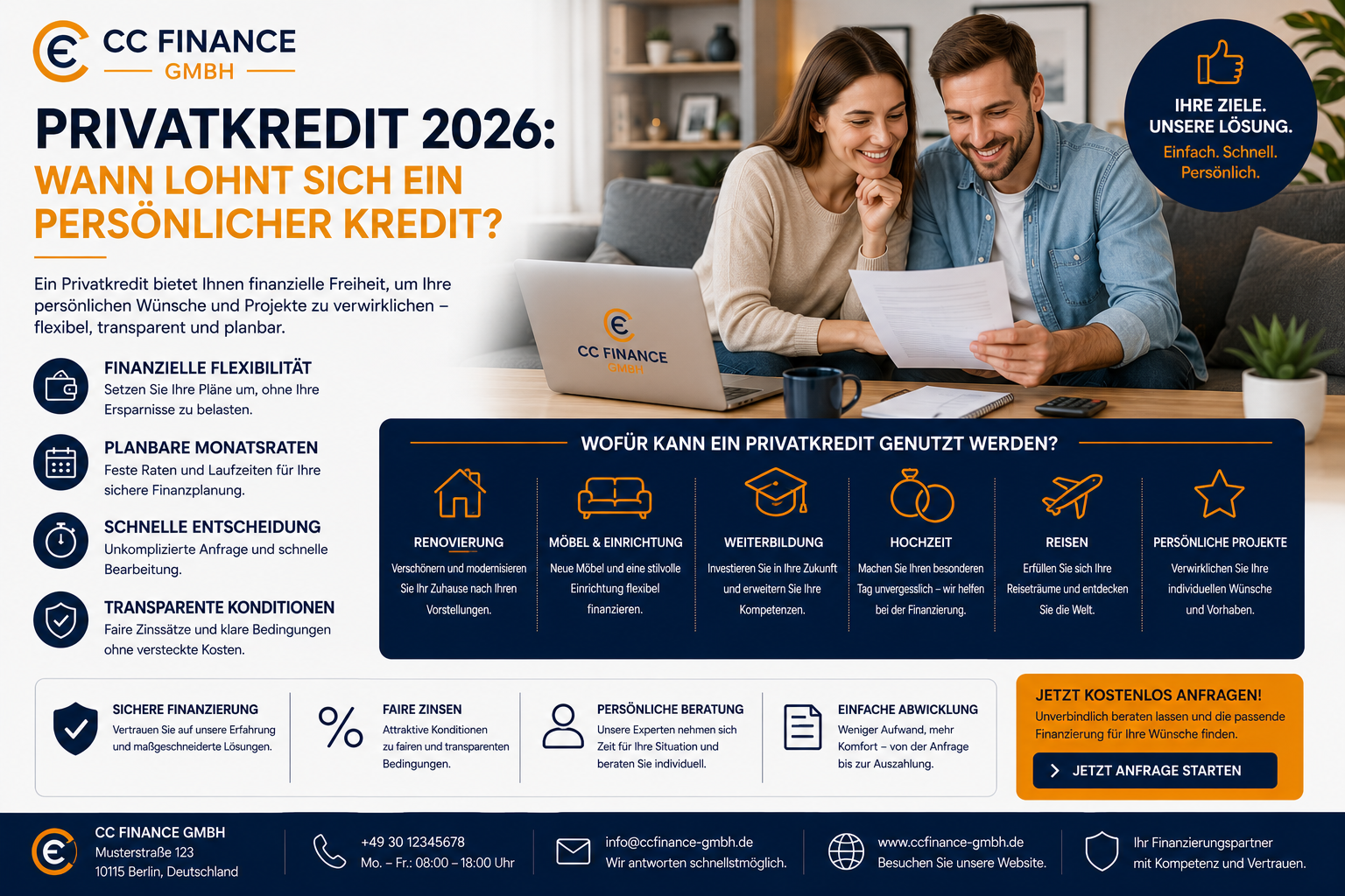 Privatkredit 2026: Wann lohnt sich ein persönlicher Kredit?