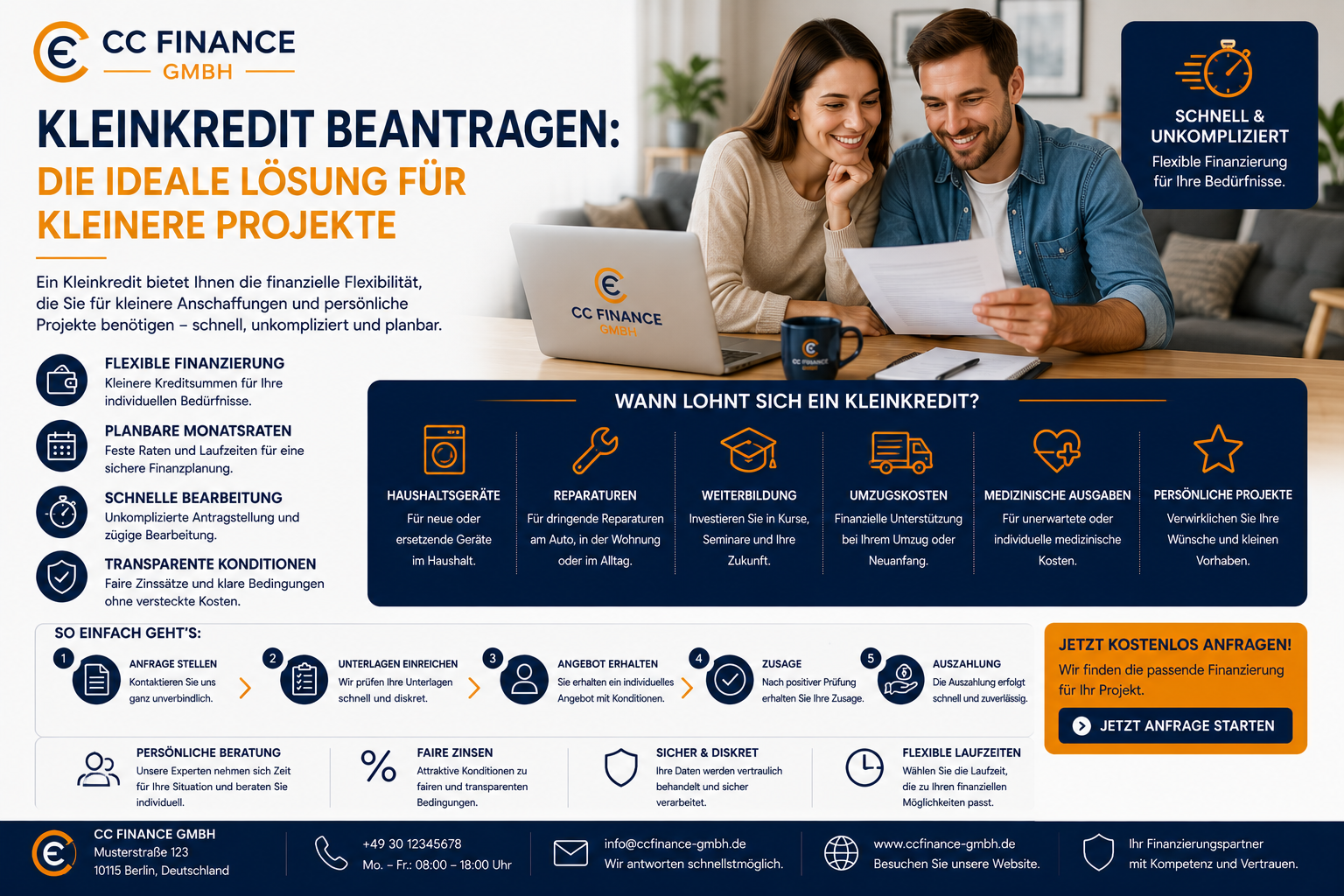 Kleinkredit beantragen: Die ideale Lösung für kleinere Projekte