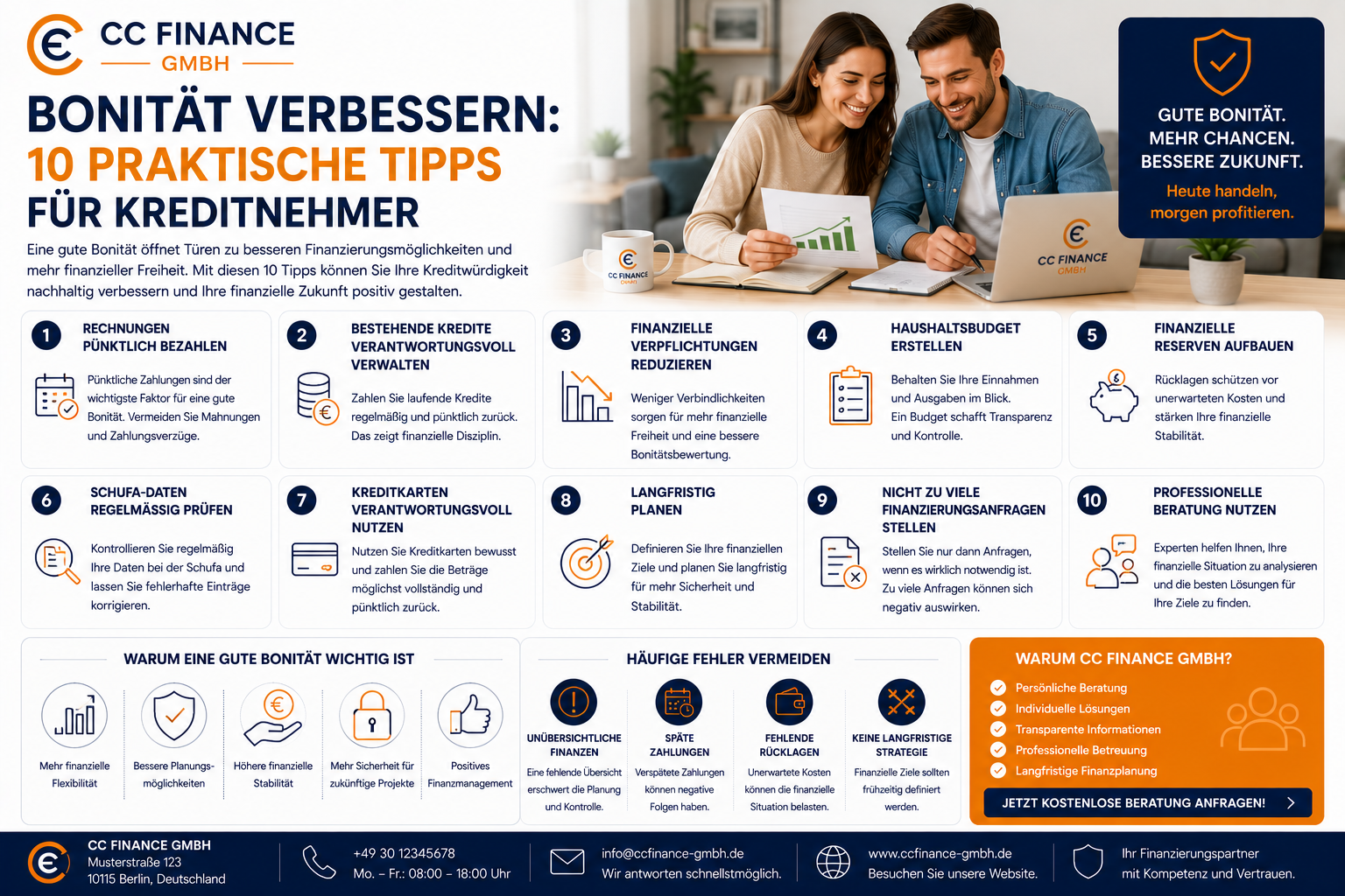 Bonität verbessern: 10 praktische Tipps für Kreditnehmer