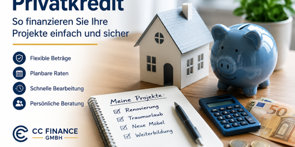 Privatkredit: So finanzieren Sie Ihre Projekte einfach und sicher