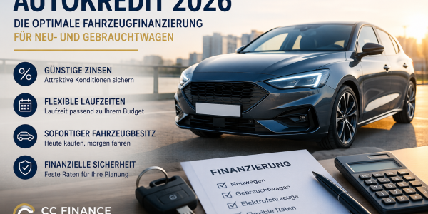 Autokredit 2026: Das sollten Sie vor dem Fahrzeugkauf wissen
