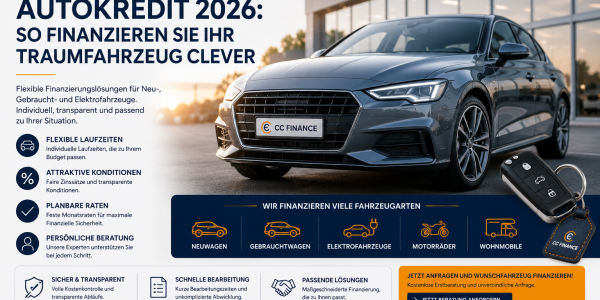 Autokredit 2026: So finanzieren Sie Ihr Traumfahrzeug clever