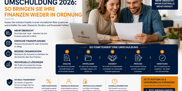 Umschuldung 2026: So bringen Sie Ihre Finanzen wieder in Ordnung