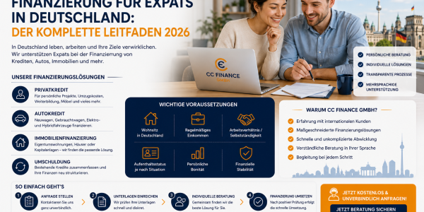 Finanzierung für Expats in Deutschland: Der komplette Leitfaden 2026