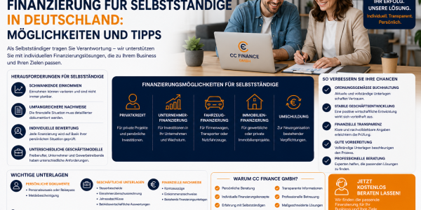 Finanzierung für Selbstständige in Deutschland: Möglichkeiten und Tipps